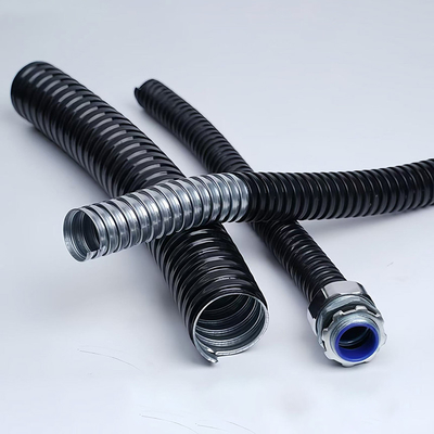 Goede prijs 0.2-0.5 mm Dikte Flexibel PVC-gecoat gegalvaniseerde leiding met een hoge slijtvastheid online