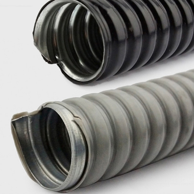 Goede prijs Hoge flexibiliteit Vlamvertragend PVC-gecoat metalen flexibele geleiding voor industrieel en eenvoudig onderhoud online