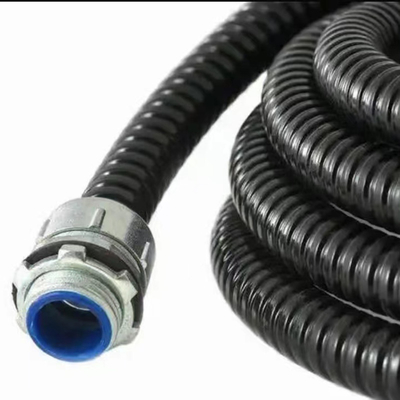 Goede prijs Abrasiebestendig PVC-gecoat metalen geleiding chemisch bestand constructie golfmatig PVC-slang online