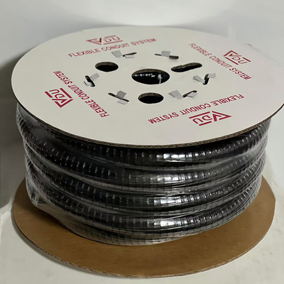 Giá tốt. Ống linh hoạt phủ PVC màu đen để chống mài trong môi trường công nghiệp trực tuyến